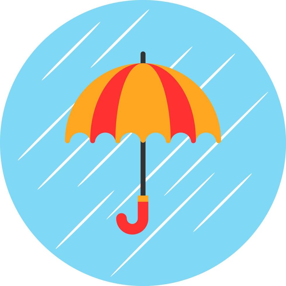 Regenschirm-Vektor-Symbol vektor