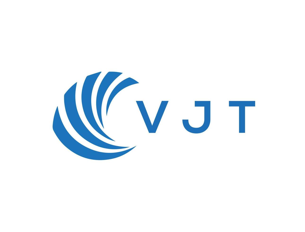 vjt Brief Logo Design auf Weiß Hintergrund. vjt kreativ Kreis Brief Logo Konzept. vjt Brief Design. vektor