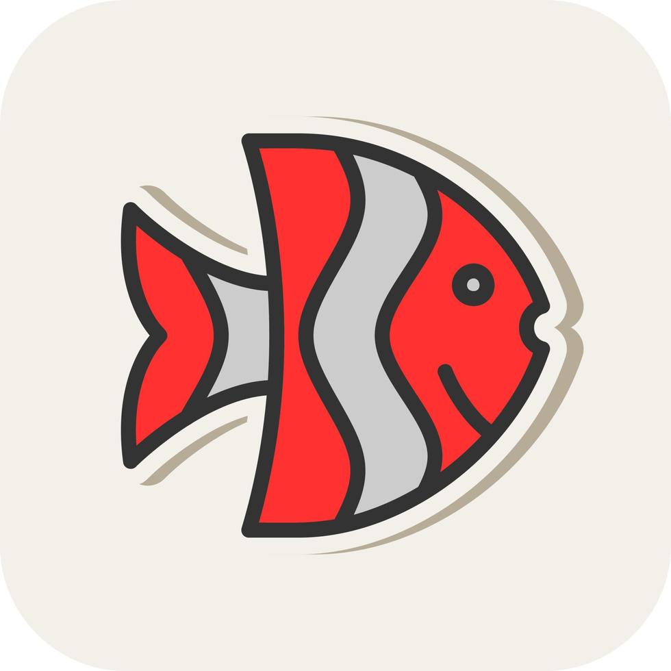 Kaiserfisch-Vektor-Icon-Design vektor