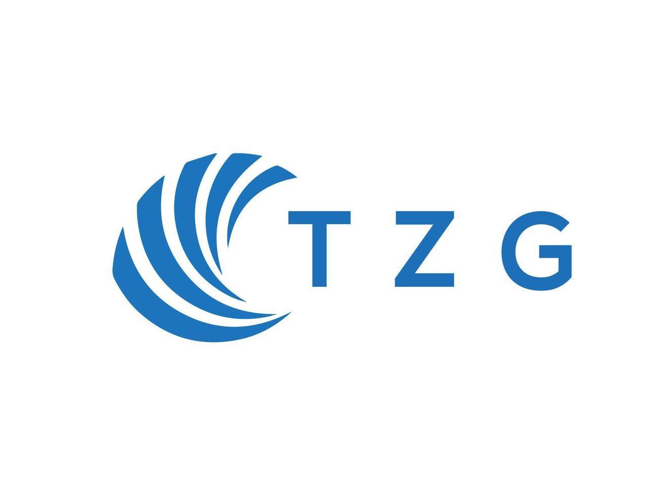 tzg Brief Logo Design auf Weiß Hintergrund. tzg kreativ Kreis Brief Logo Konzept. tzg Brief Design. vektor