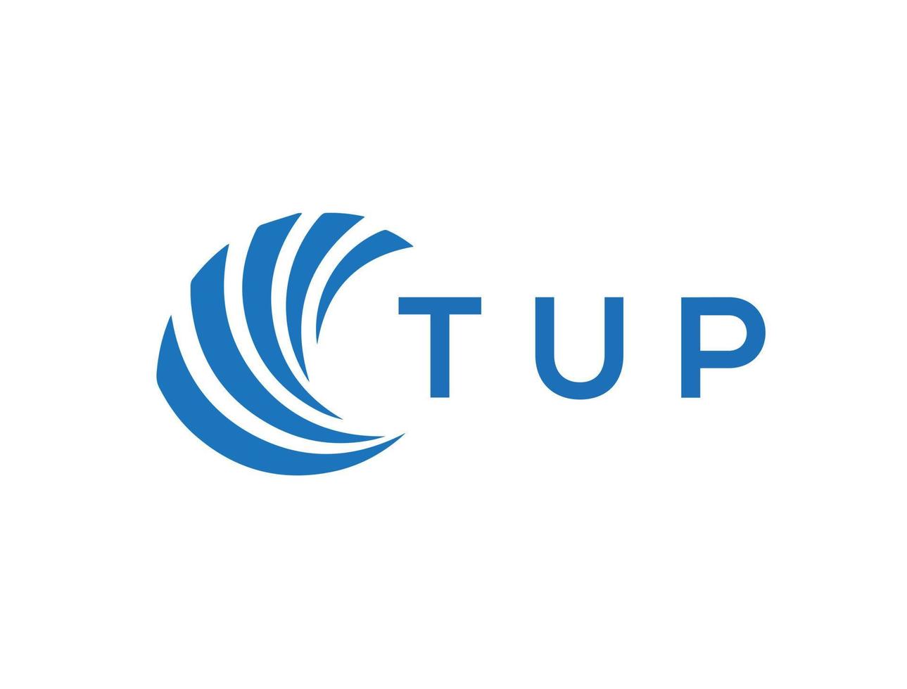 tup brev logotyp design på vit bakgrund. tup kreativ cirkel brev logotyp begrepp. tup brev design. vektor