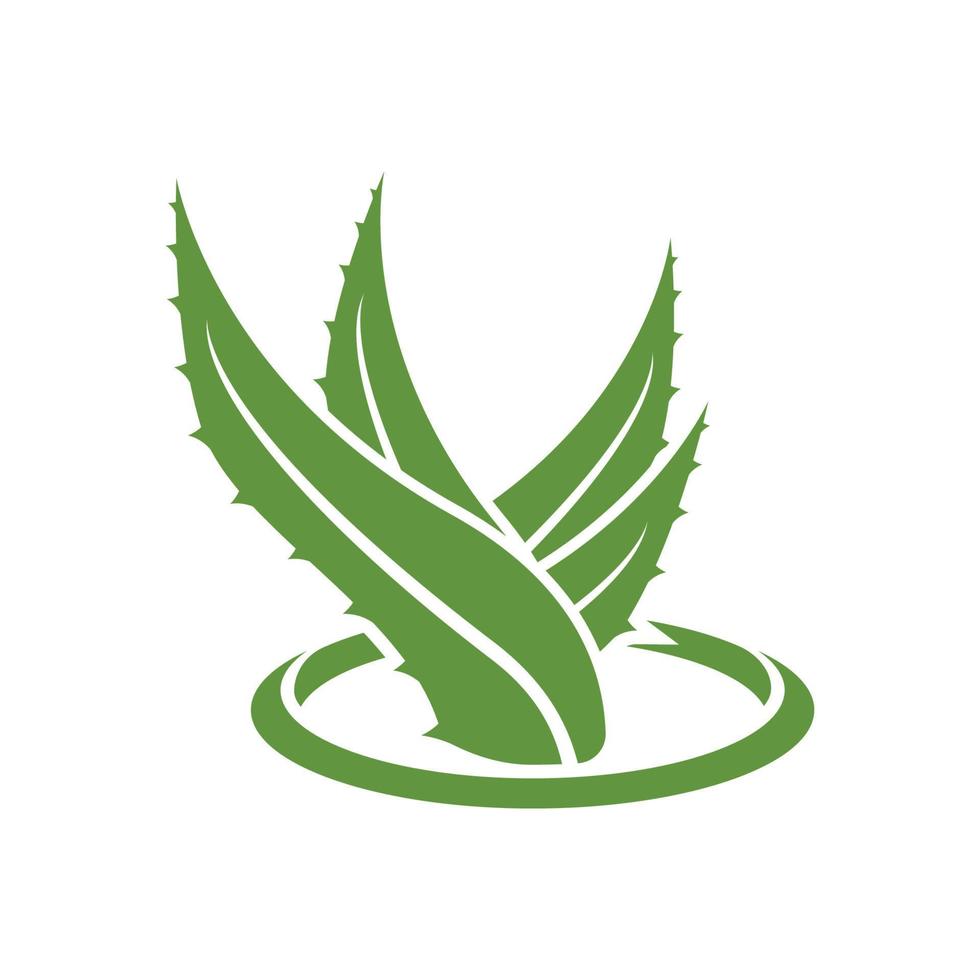 Aloe vera Logo Symbol Design Symbol Schönheit vektor