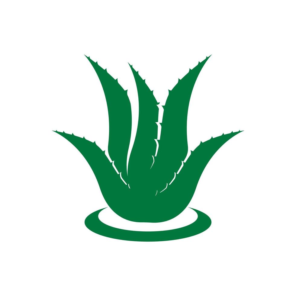 Aloe vera Logo Symbol Design Symbol Schönheit vektor