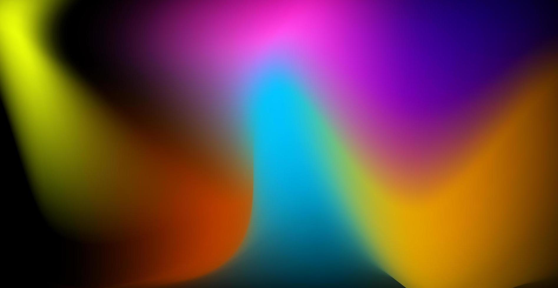 abstrakt bunt Rosa, lila, orange, Blau, Gelb holographisch Gittergewebe wellig Textur Hintergrund. eps10 Vektor