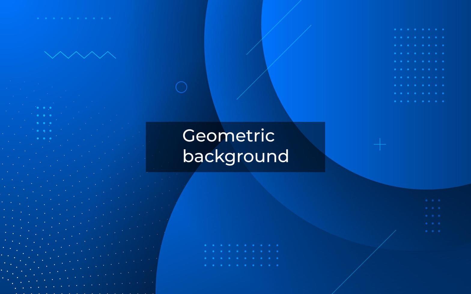 minimal abstrakt blå cirkel Färg form överlappning skikten geometrisk dynamisk bakgrund. eps10 vektor