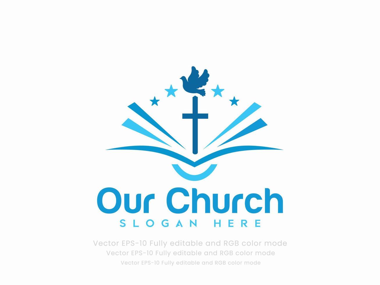 Kirche Logo Zeichen modern Vektor