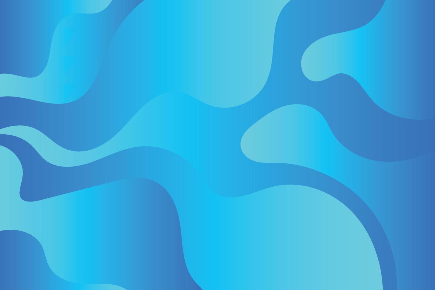 abstrakt blå flytande vågig lutning bakgrund design. trendig sammansättning av dynamisk flytande fläckar vektor
