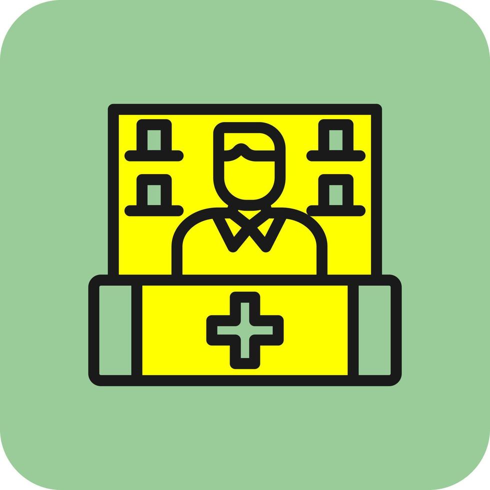 Apotheker-Vektor-Icon-Design vektor