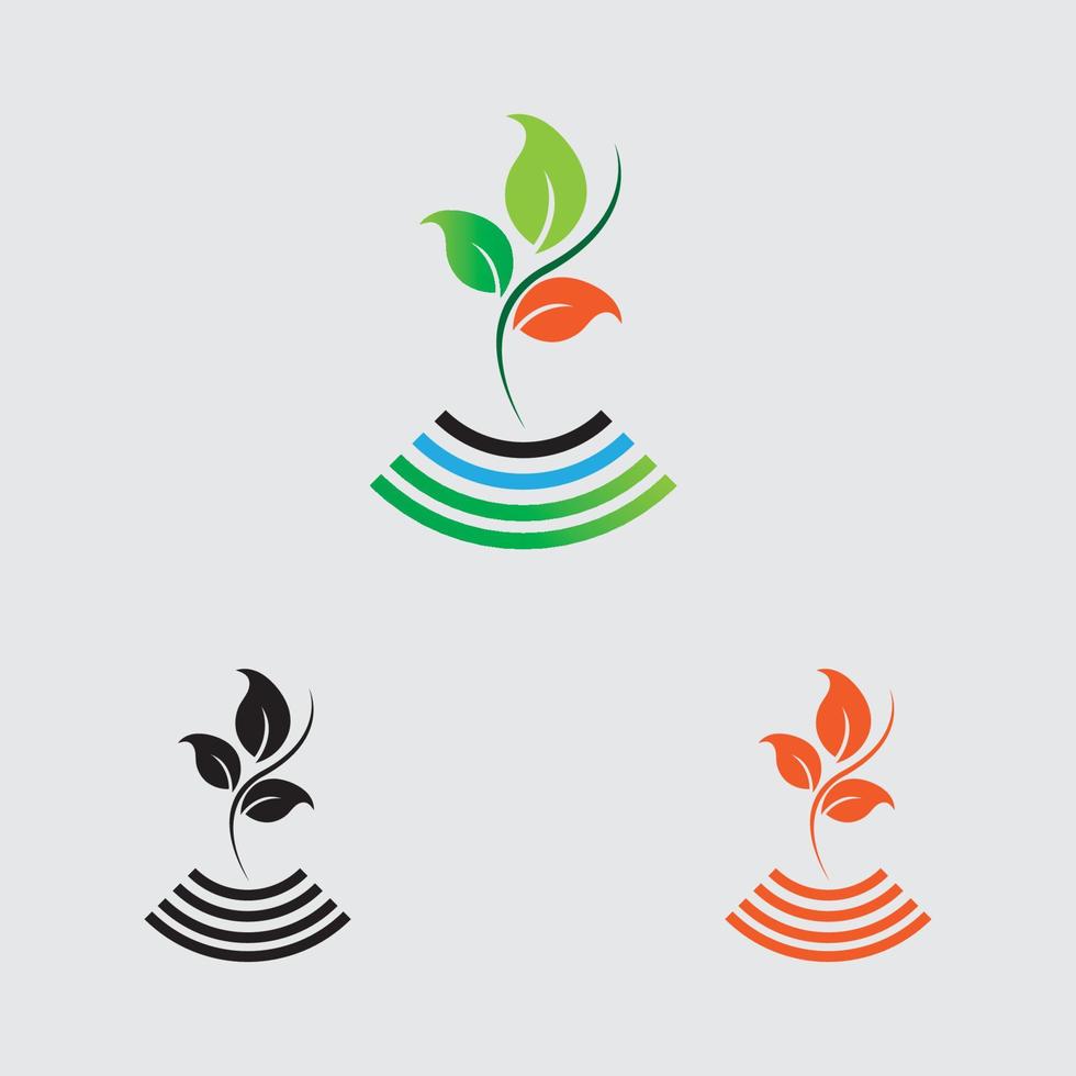 Logo von Pflanze vektor