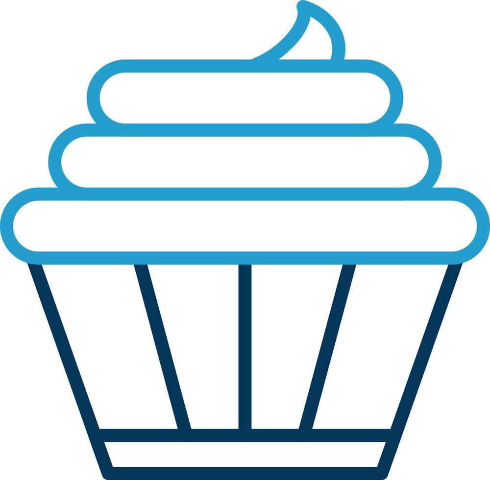 Cupcakes-Vektor-Icon-Design vektor