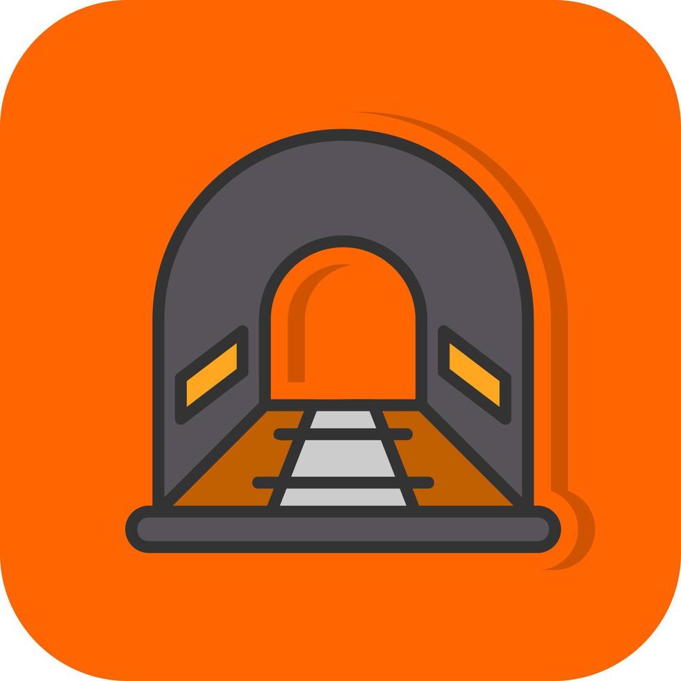 Tunnel-Vektor-Icon-Design vektor