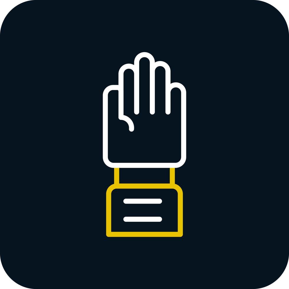 Hand-Vektor-Icon-Design heben vektor