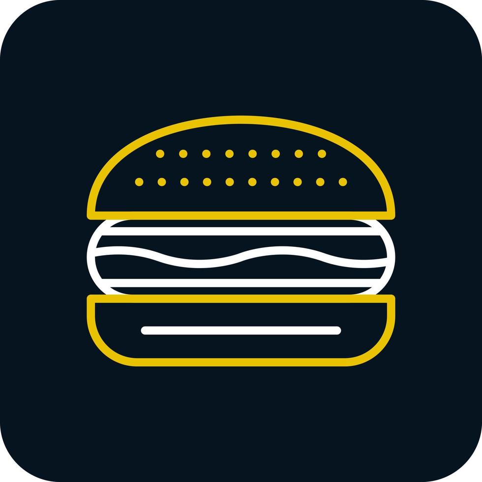 Sandwich-Vektor-Icon-Design vektor