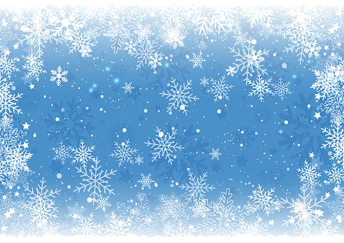 Jul snöflinga bakgrund vektor