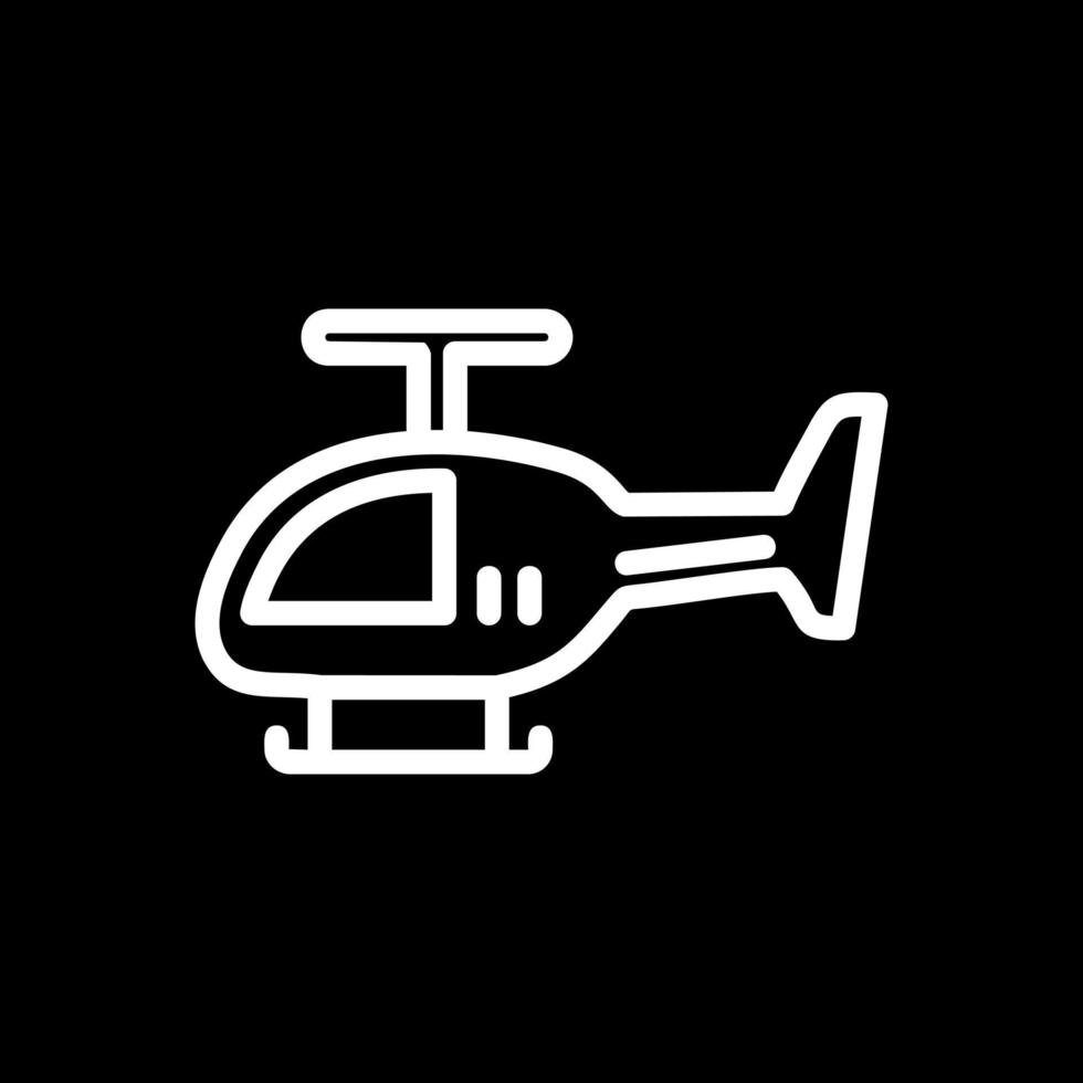 Hubschrauber-Vektor-Icon-Design vektor