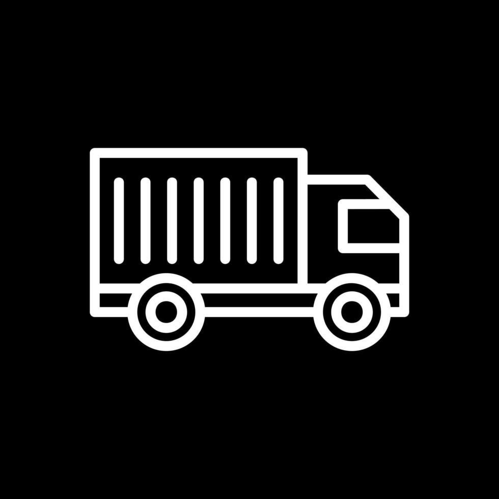 Fracht-LKW-Vektor-Icon-Design vektor