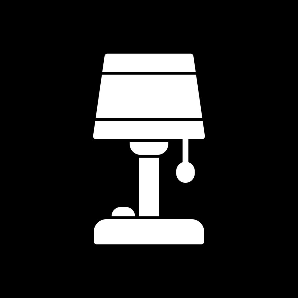 Stehlampe-Vektor-Icon-Design vektor