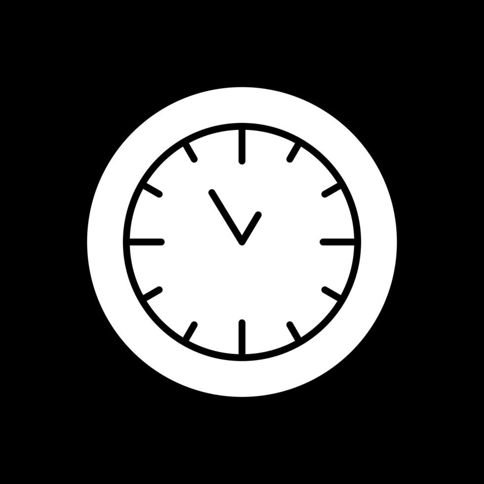 Wanduhr-Vektor-Icon-Design vektor