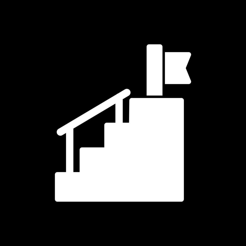 Treppen-Vektor-Icon-Design vektor