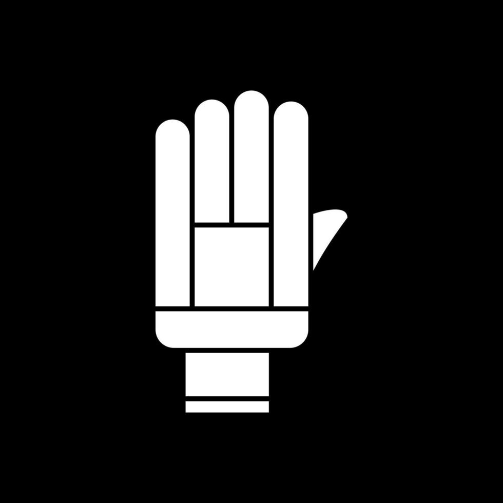 Handschuh-Vektor-Icon-Design vektor