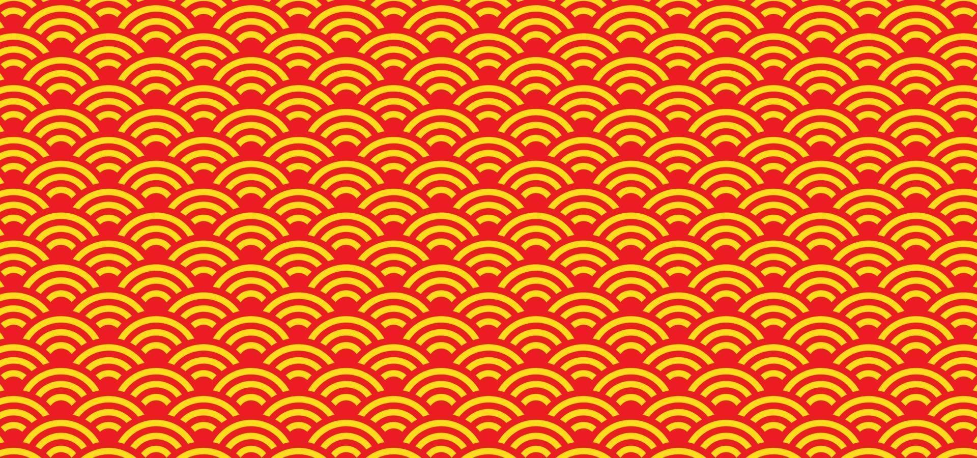 röd orange mönster bakgrund med traditionell kultur konsistens vektor