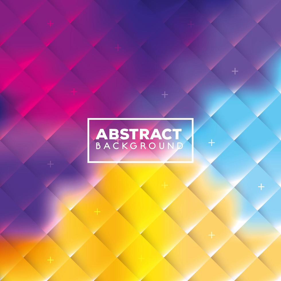 abstrakt bakgrund med flerfärgade former vektor
