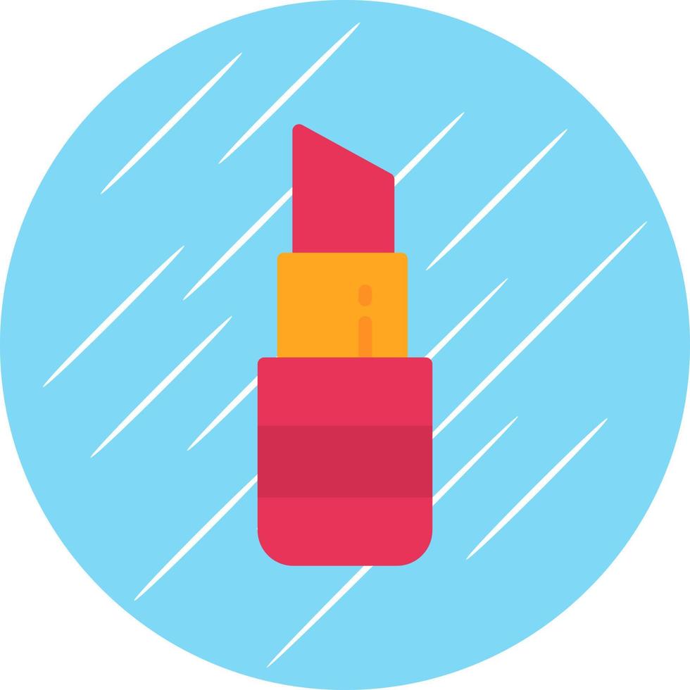 Lippenstift-Vektor-Icon-Design vektor