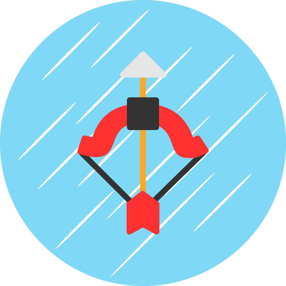 Armbrust-Vektor-Icon-Design vektor