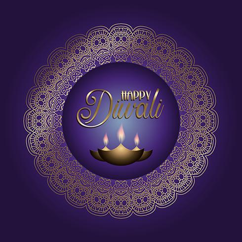 Glücklicher Diwali-Hintergrund vektor