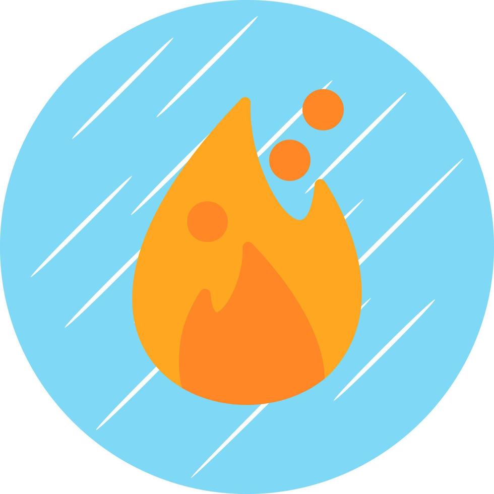 Feuer-Vektor-Icon-Design vektor