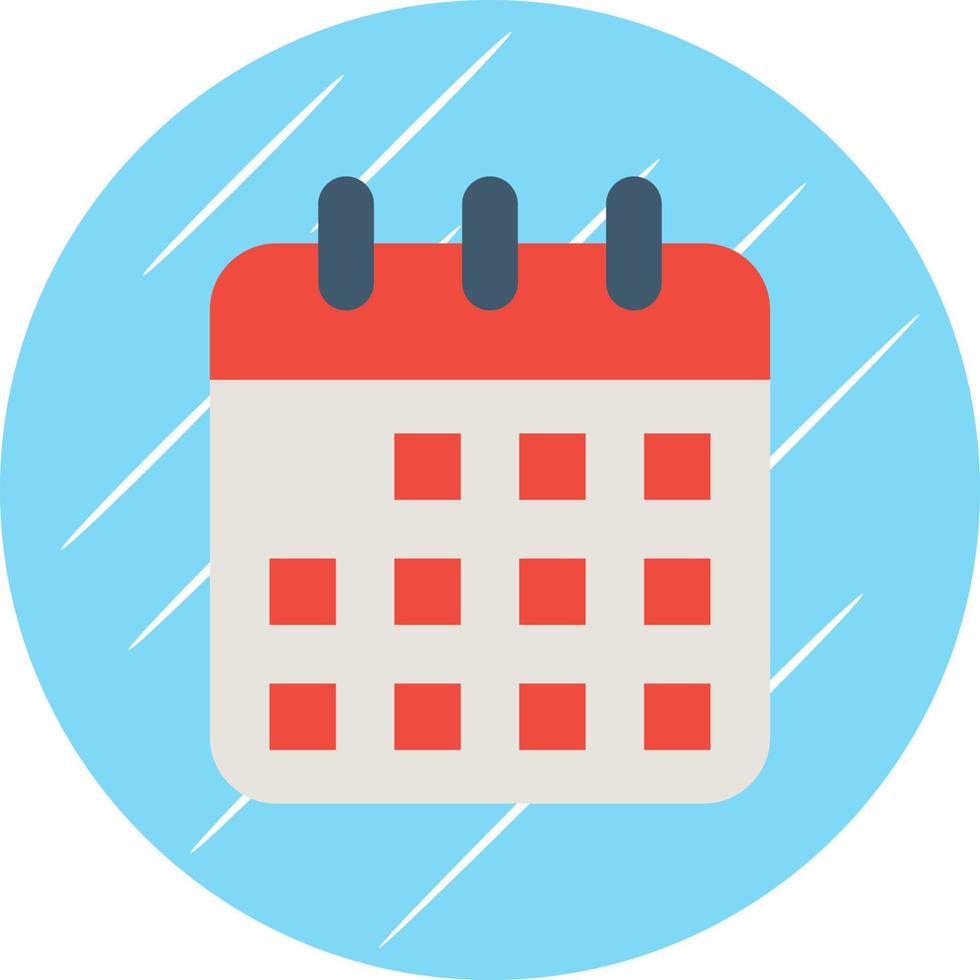 Kalender-Vektor-Icon-Design vektor