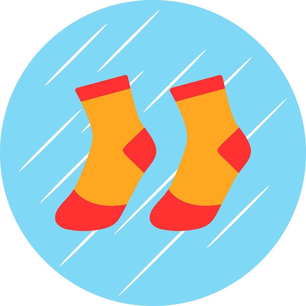 Socken-Vektor-Icon-Design vektor