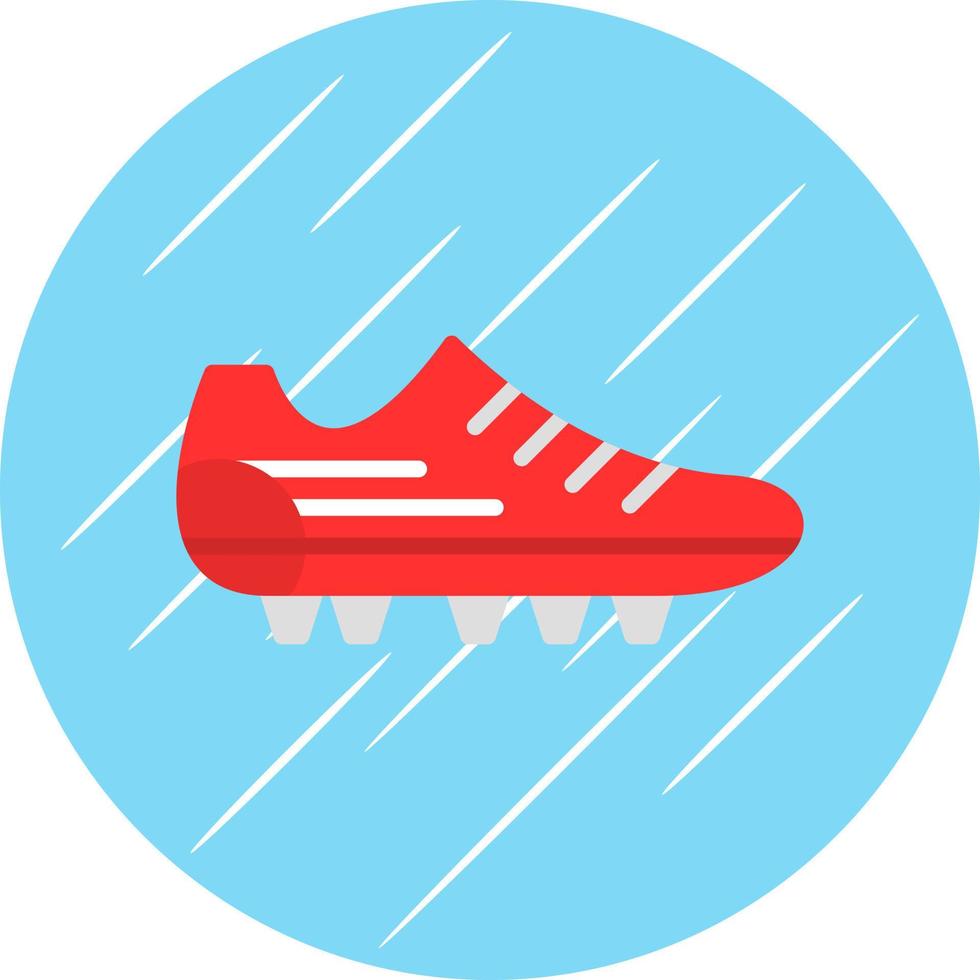 Fußballschuhe Vektor-Icon-Design vektor