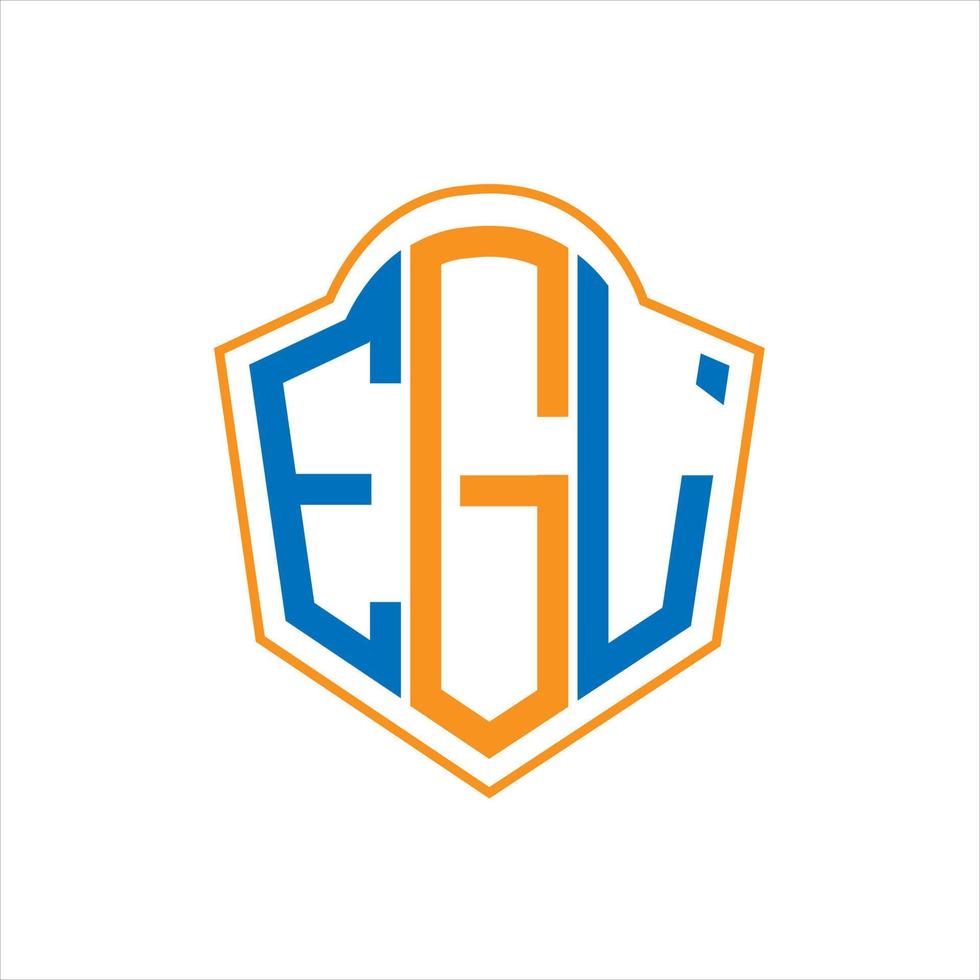 egl abstrakt Monogramm Schild Logo Design auf Weiß Hintergrund. egl kreativ Initialen Brief Logo. vektor