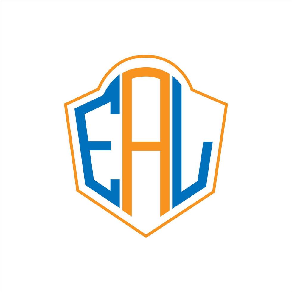 eal abstrakt Monogramm Schild Logo Design auf Weiß Hintergrund. eal kreativ Initialen Brief Logo. vektor