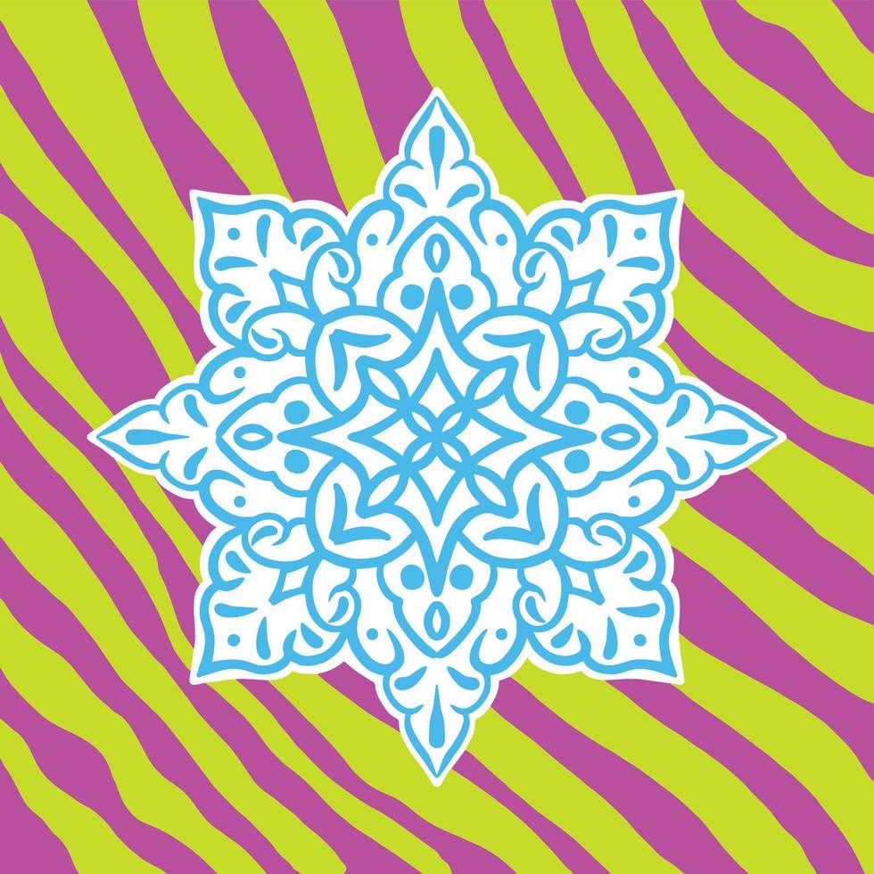 psychedelic vektor design mönster mandala