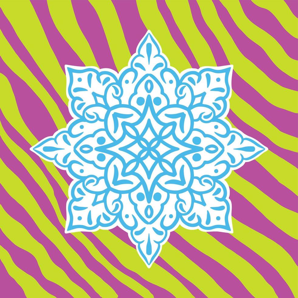 psychedelisch Vektor Design Muster Mandala