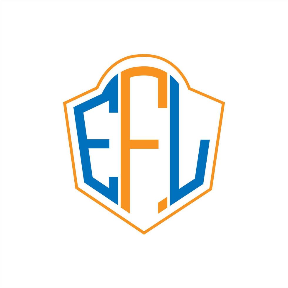 efl abstrakt Monogramm Schild Logo Design auf Weiß Hintergrund. efl kreativ Initialen Brief Logo. vektor