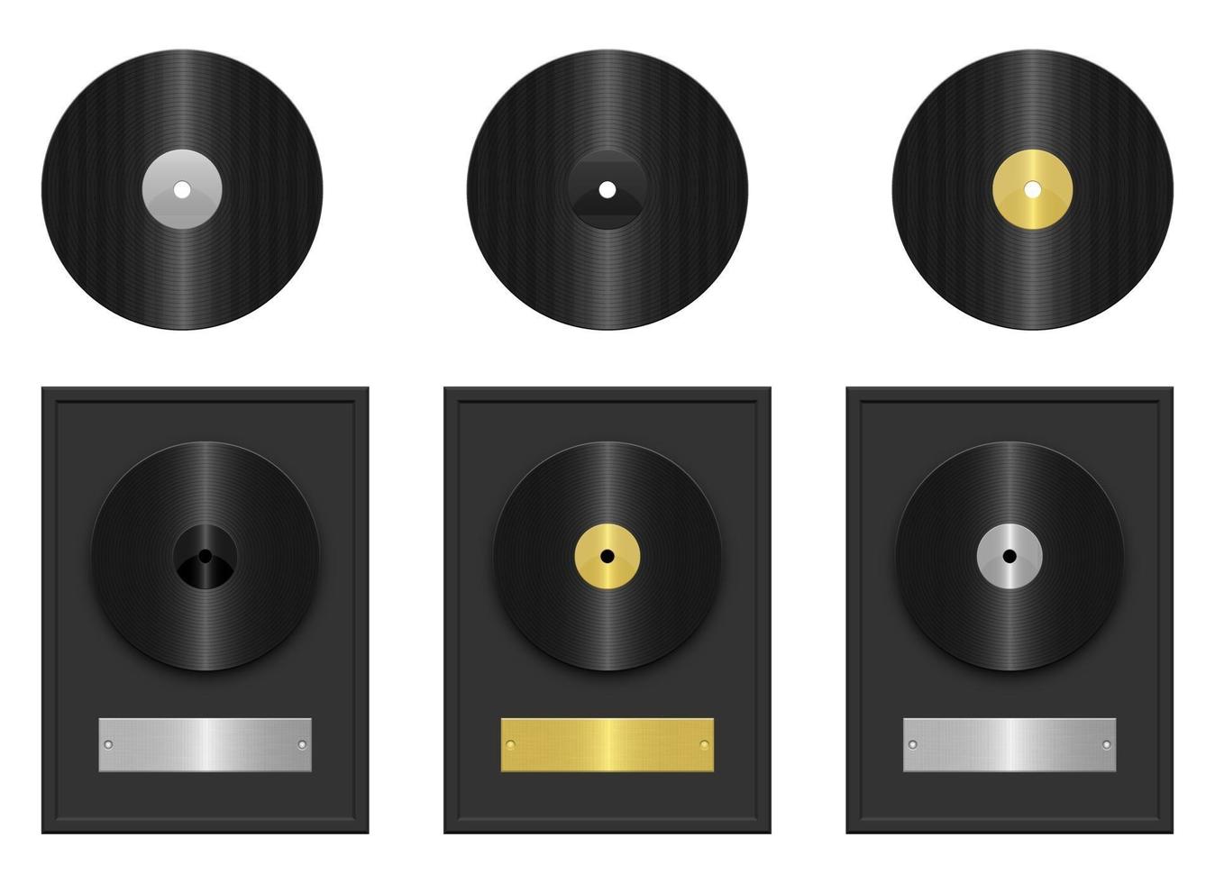 Vinylaufzeichnungsvektorentwurfsillustration lokalisiert auf weißem Hintergrund vektor