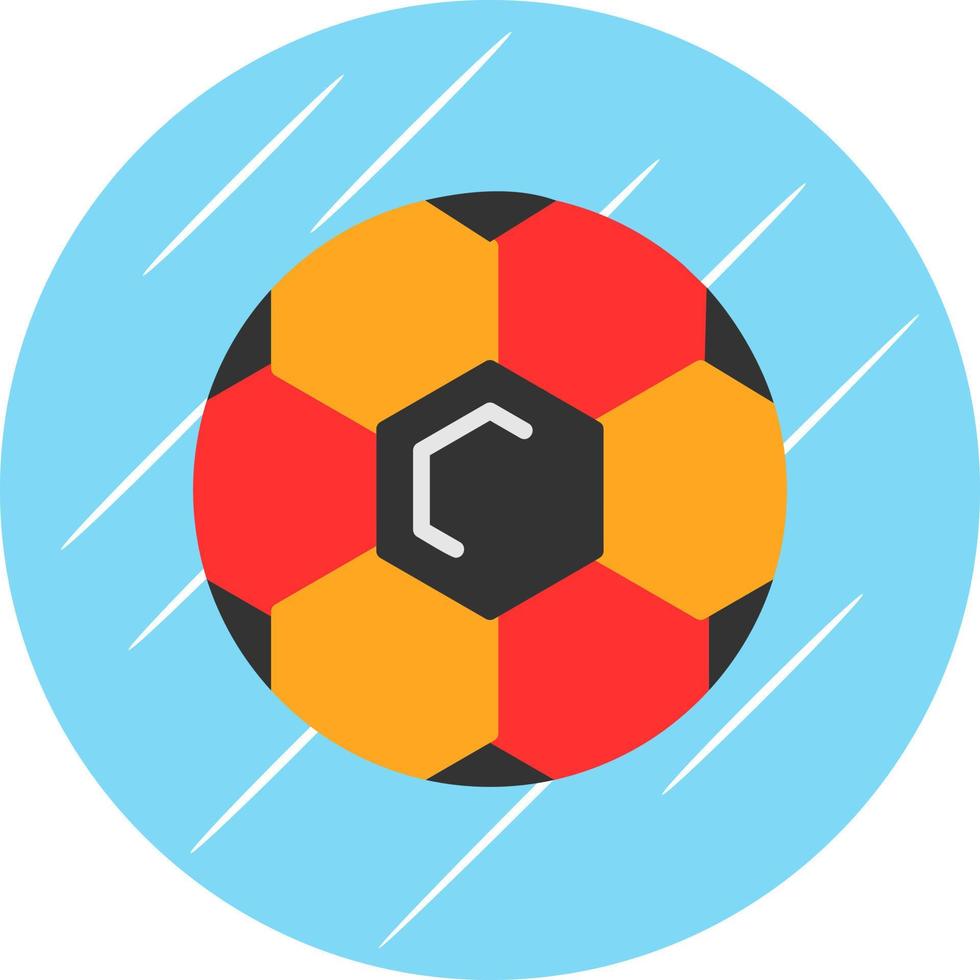 Fußball-Vektor-Icon-Design vektor