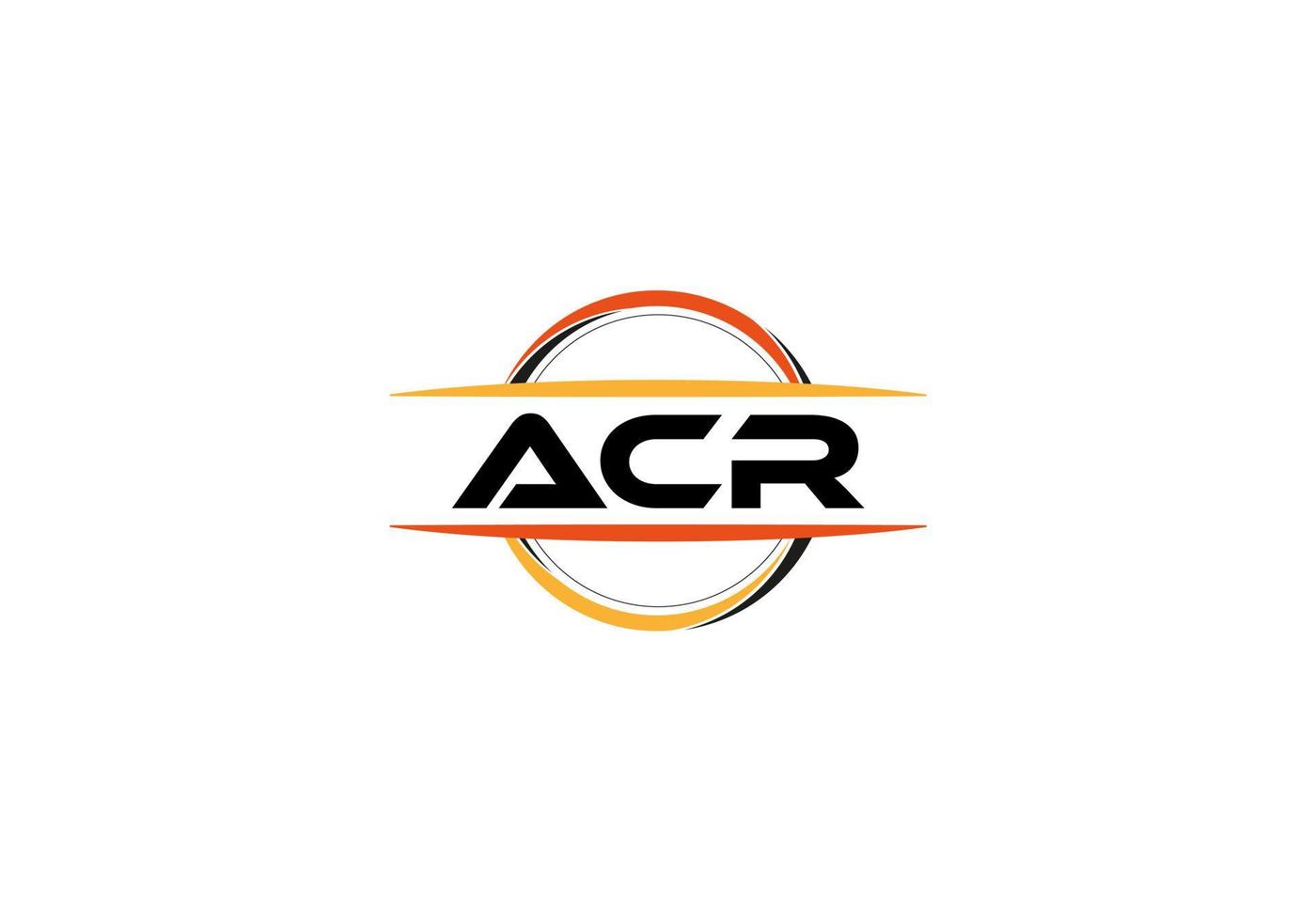 acr brev royalty mandala form logotyp. acr borsta konst logotyp. acr logotyp för en företag, företag, och kommersiell använda sig av. vektor