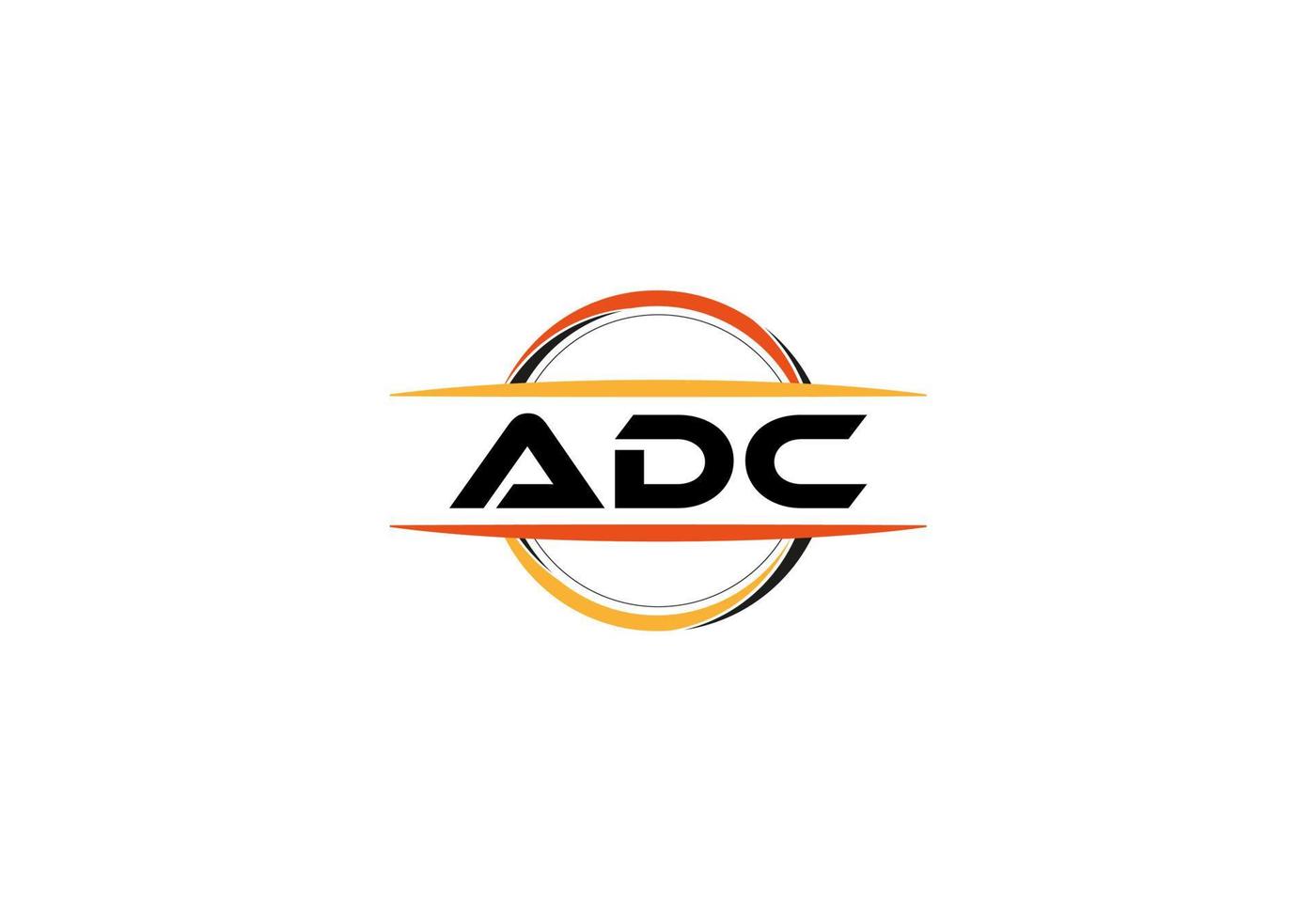 adc Brief Lizenzgebühren Mandala gestalten Logo. adc Bürste Kunst Logo. adc Logo zum ein Unternehmen, Geschäft, und kommerziell verwenden. vektor