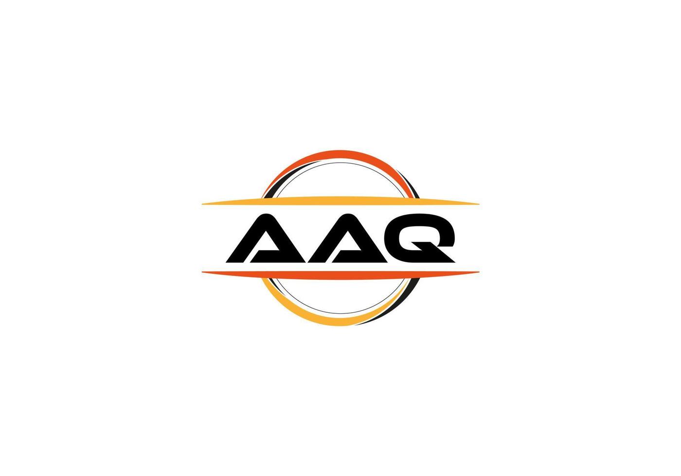 aaq brev royalty mandala form logotyp. aaq borsta konst logotyp. aaq logotyp för en företag, företag, och kommersiell använda sig av. vektor