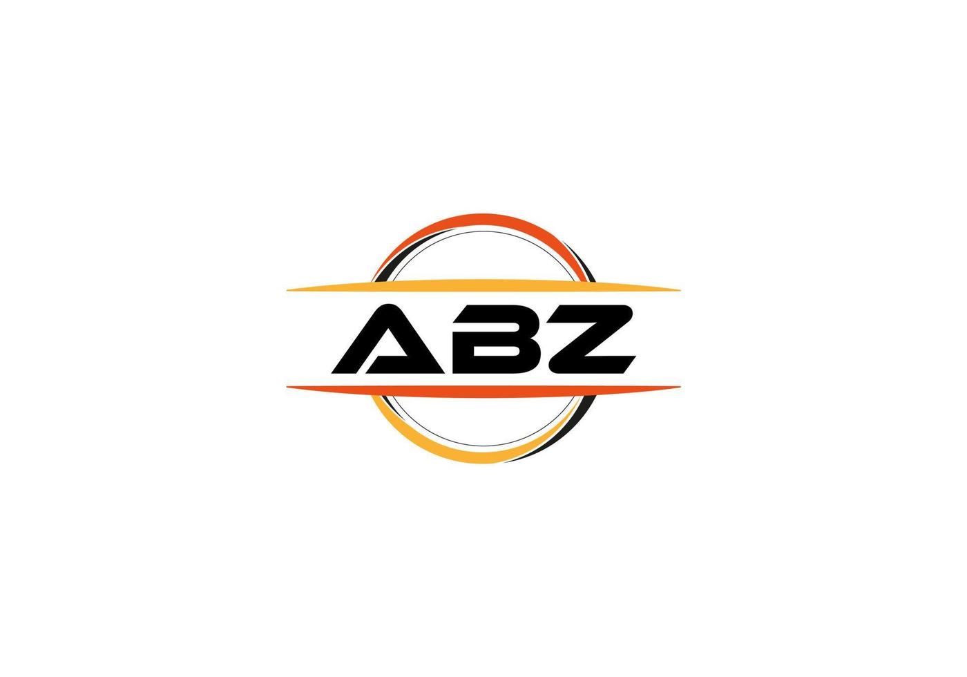 abz Brief Lizenzgebühren Mandala gestalten Logo. abz Bürste Kunst Logo. abz Logo zum ein Unternehmen, Geschäft, und kommerziell verwenden. vektor