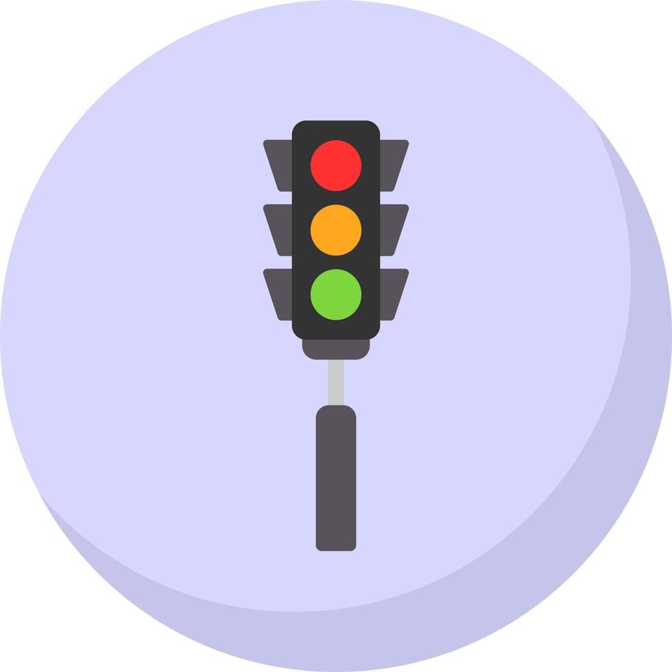 trafik lampor vektor ikon design