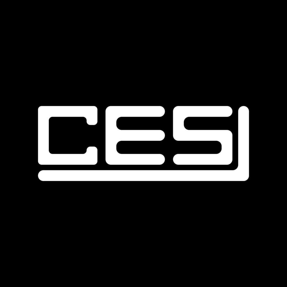 ces brev logotyp kreativ design med vektor grafisk, ces enkel och modern logotyp.