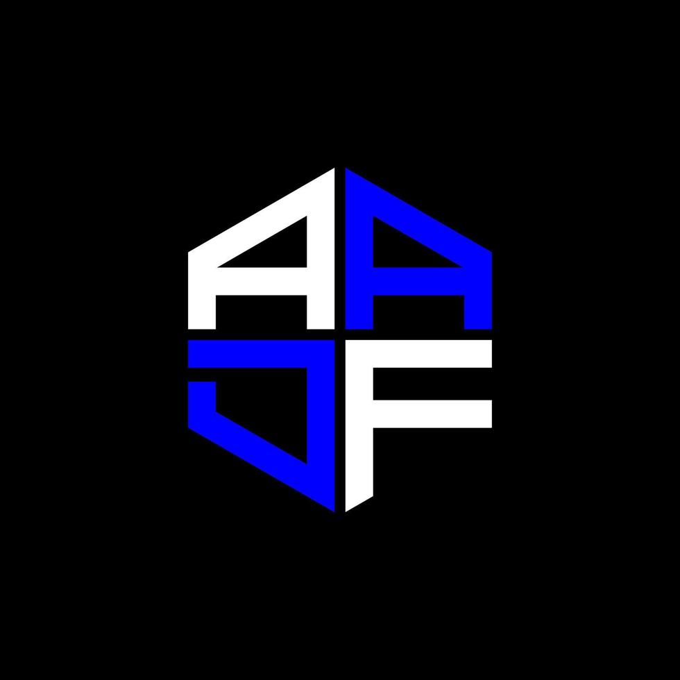 aadf Brief Logo kreativ Design mit Vektor Grafik, aadf einfach und modern Logo.