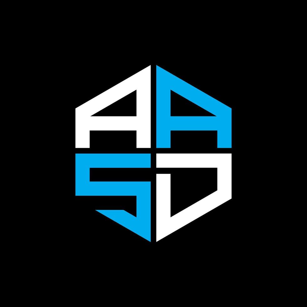 aasd brev logotyp kreativ design med vektor grafisk, aasd enkel och modern logotyp.