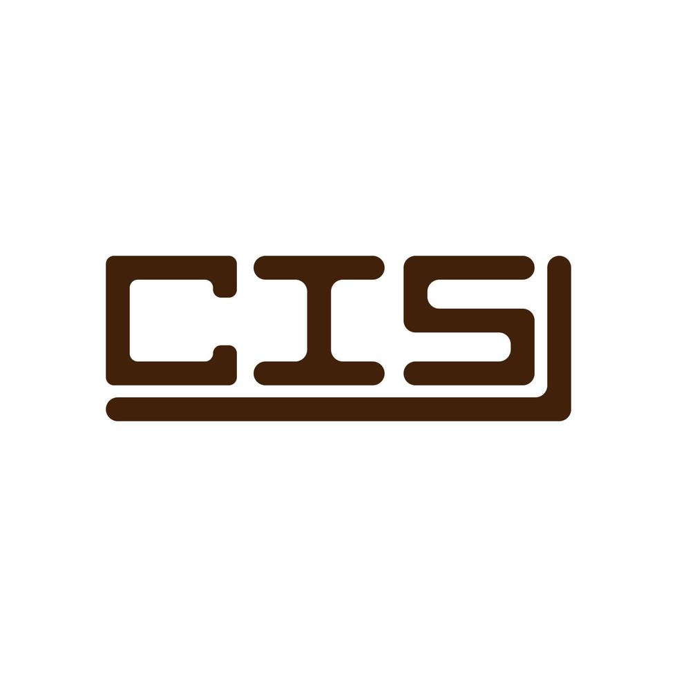 cis brev logotyp kreativ design med vektor grafisk, cis enkel och modern logotyp.