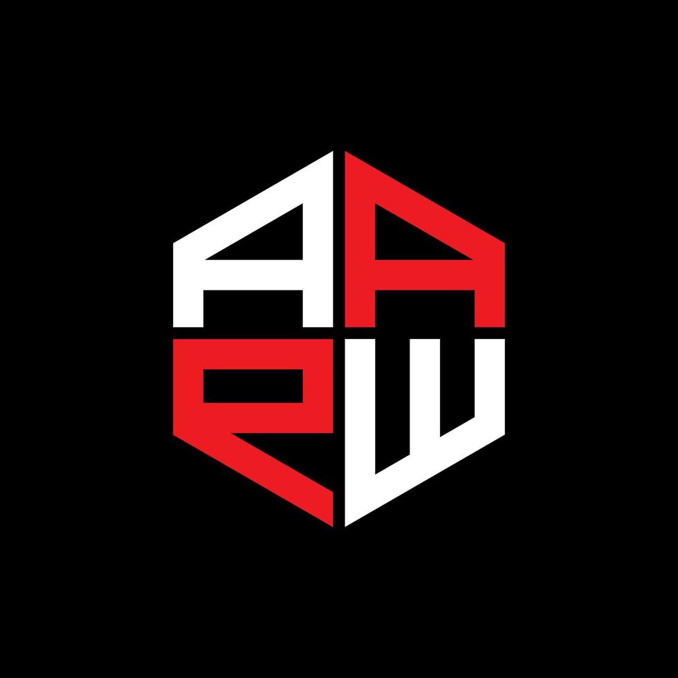 aapw brev logotyp kreativ design med vektor grafisk, aapw enkel och modern logotyp.